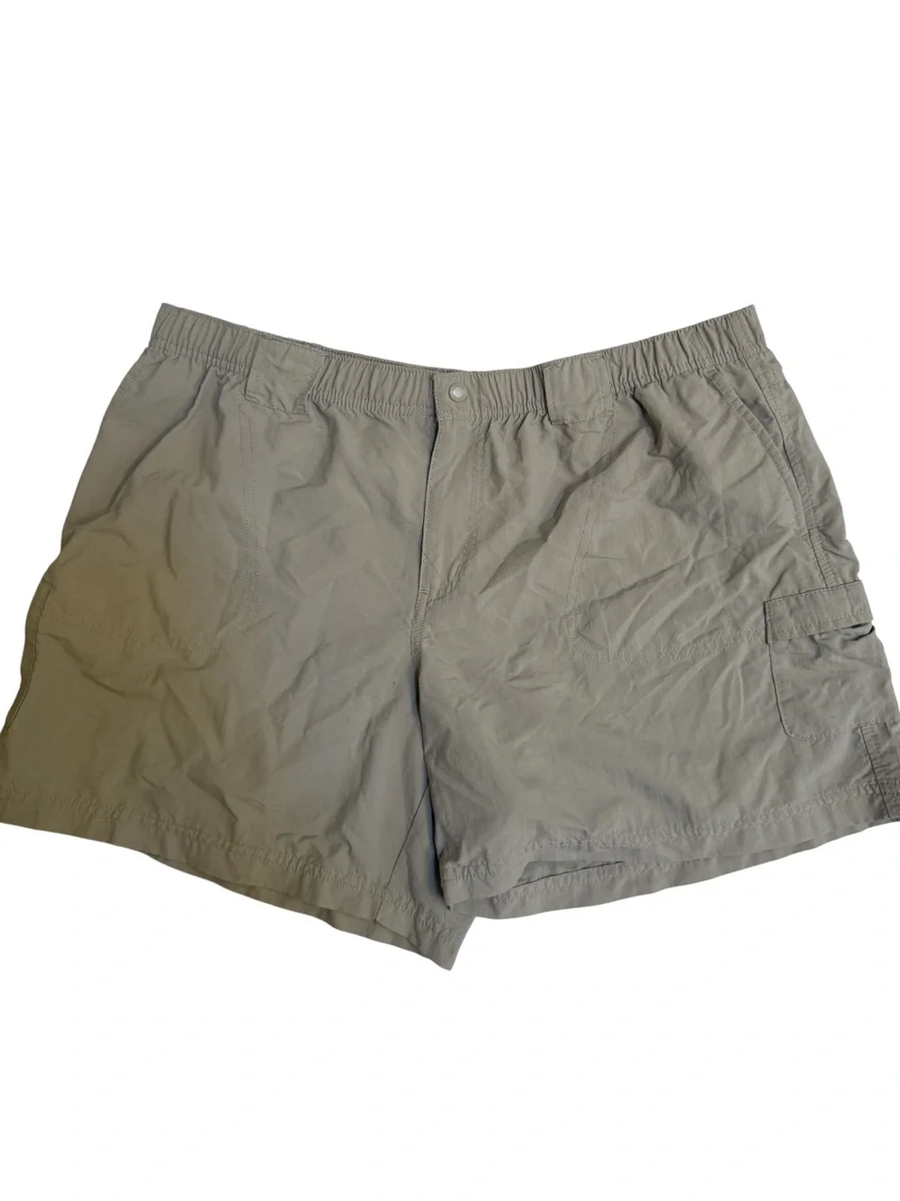 Men's Colombia Olive Casual Elastic Waist Shorts